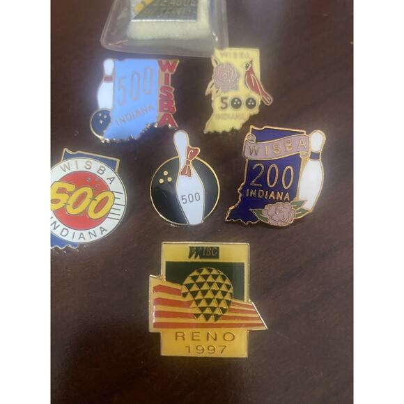 Bowling Pin Lot Of 7 - Picture 2 of 4